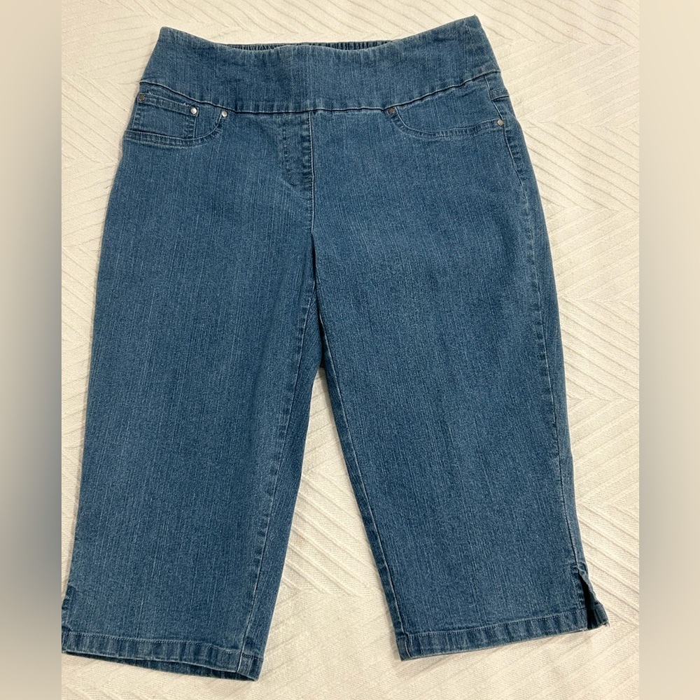 Ruby Rd stretch Jean clam diggers 6p NWT